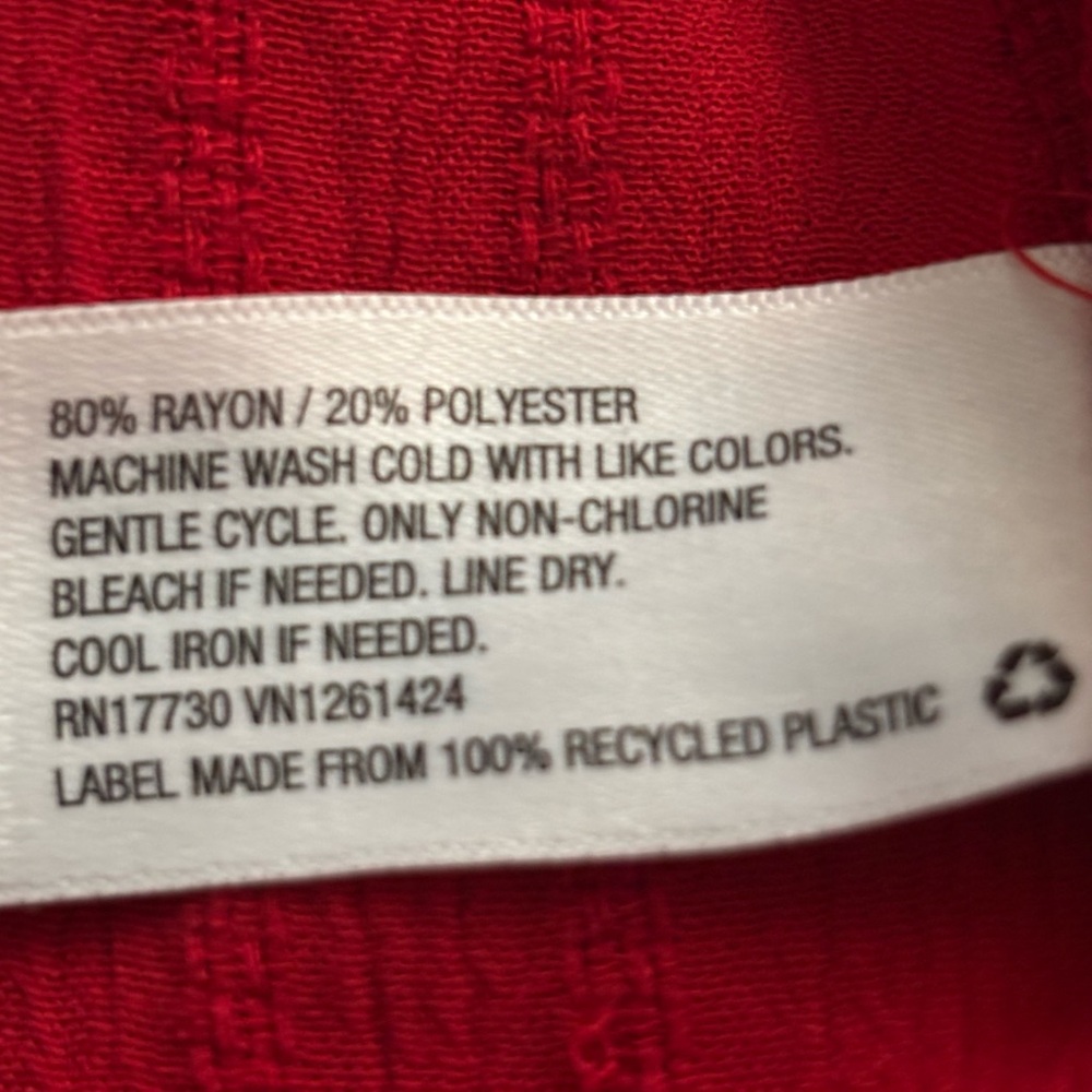 Universal Thread Vibrant Red Top - image 4